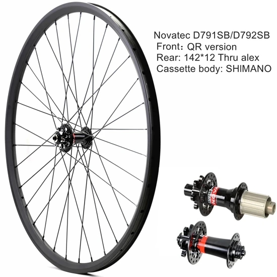 F-QR Rear-12 SHlMANO BOOST Колесная 29er MTB AM 35 мм Асимметричная 28 мм 29 дюймов довод бескамерные карбоновые колеса 110 мм 148 мм - Цвет: F-QR Rear-12 SHlMANO