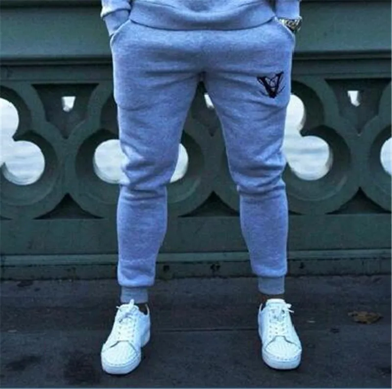 gray pants GYMOHYEAH новые спортивные костюмы для мужчин s модный спортивный костюм для мужчин тренировочный spak survete для мужчин t Мужская спортивная одежда костюм с капюшоном спортивный костюм набор для мужчин - Цвет: gray pants