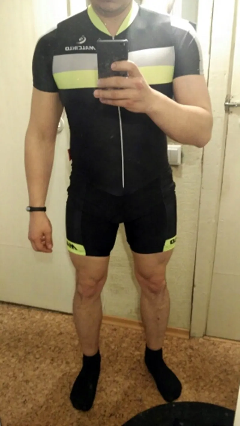 Malciklo Триатлон спортивный костюм Высокое качество комплекты для велоспорта Ciclismo