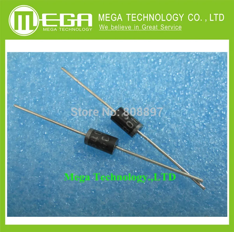

100 шт IN5408 1N5408 3A 1000V DO-27 выпрямительный диод