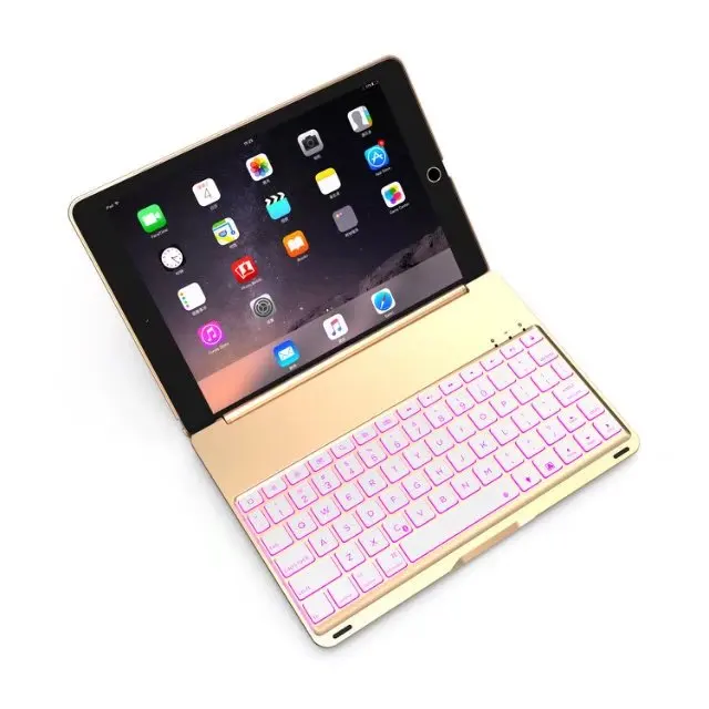 Чехол с клавиатурой Bluetooth для IPad 2017 9 7 A1822 защитный чехол планшета 5 / 6 Air 2 Pro + ручка |