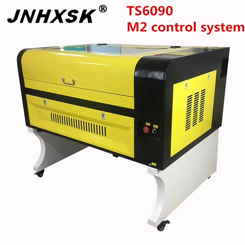 JNHXSK CNC CO2 машина для лазерной гравировки и резки стекла TS6090 6090 используется
