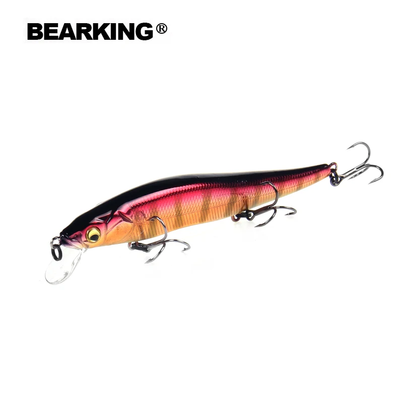 Bearking бренд W01 жесткие рыболовные приманки гольян 11 см 14 г качественные приманки воблеры для глубокого дайвинга рыболовные снасти - Цвет: H