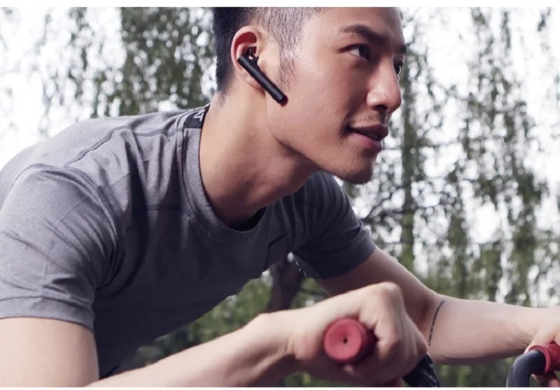 Беспроводные bluetooth наушники Xiaomi гарнитура с громкой связью спортивные