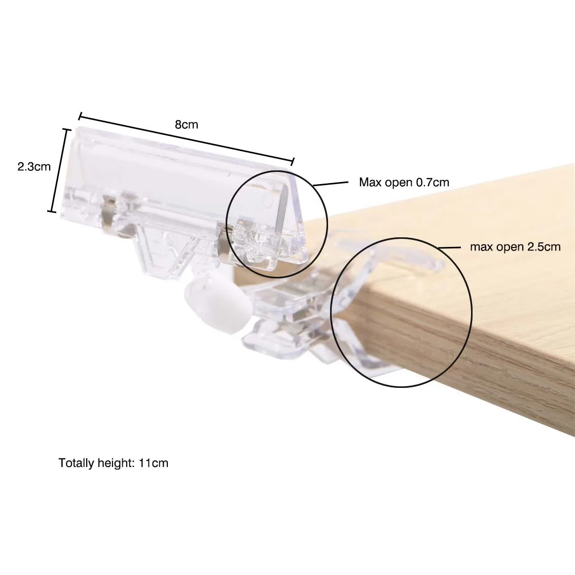 Прозрачный популярный пластиковый знак ценовые этикетки рекламные держатели