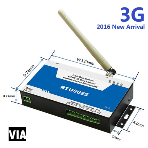 RTU5025 3G Прямая продажа с фабрики GSM открывалка для ворот качели раздвижные двери