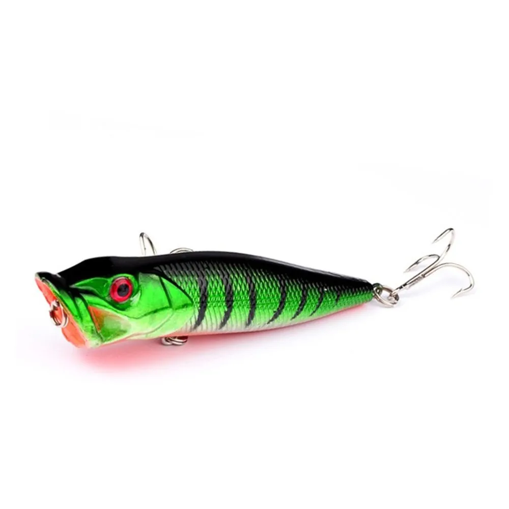 FISHINAPOT 1 шт. 8 см/12 г Большой Поппер рыболовные приманки воблер Isca Poper жесткая приманка бас карп рыболовные аксессуары 3D глаза