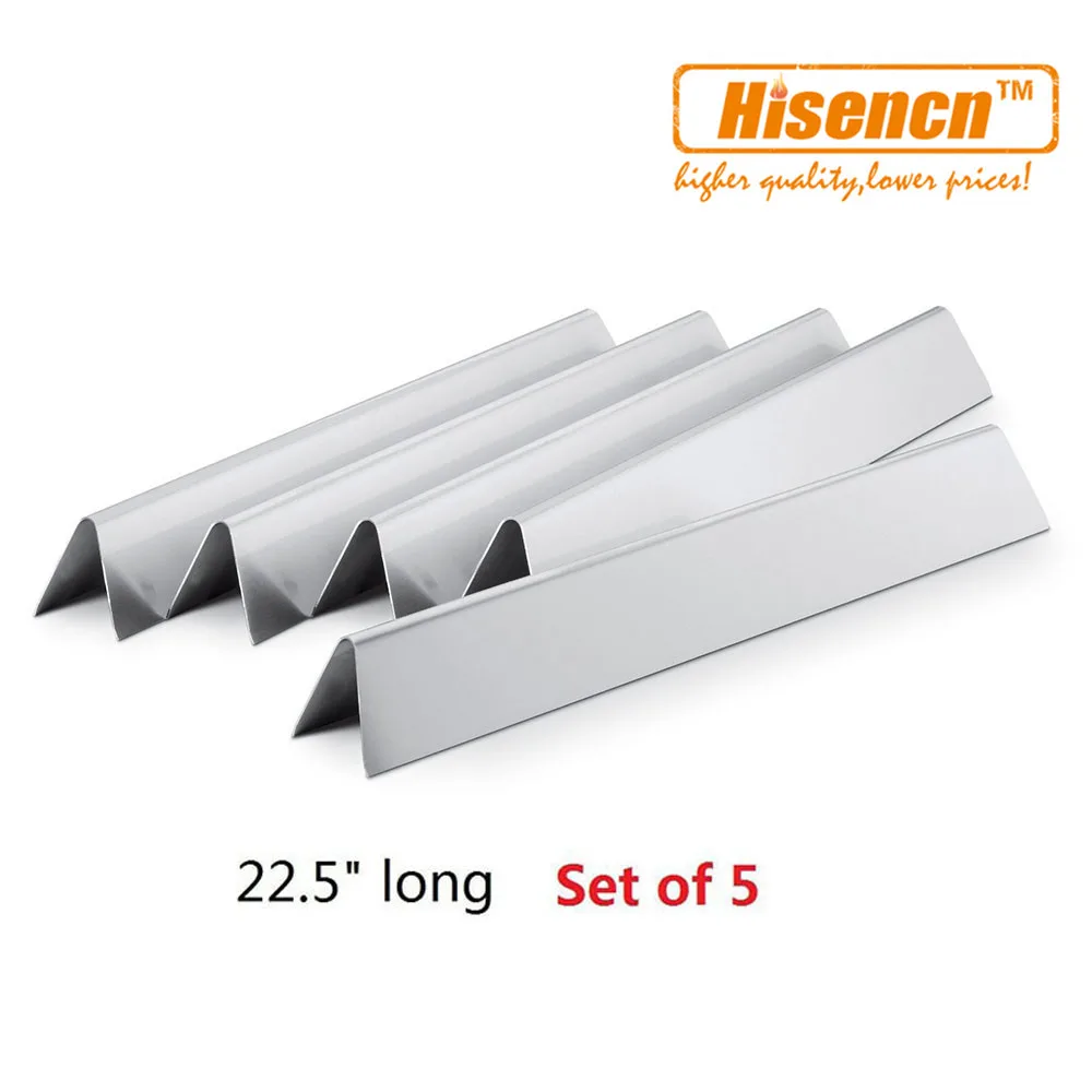 Hisencn 7536 7537 5 шт./pk 22 &quotSS Flavorizer Bars теплозащитные детали для Spirit 300 Series Genesis Silver Gold B &amp C
