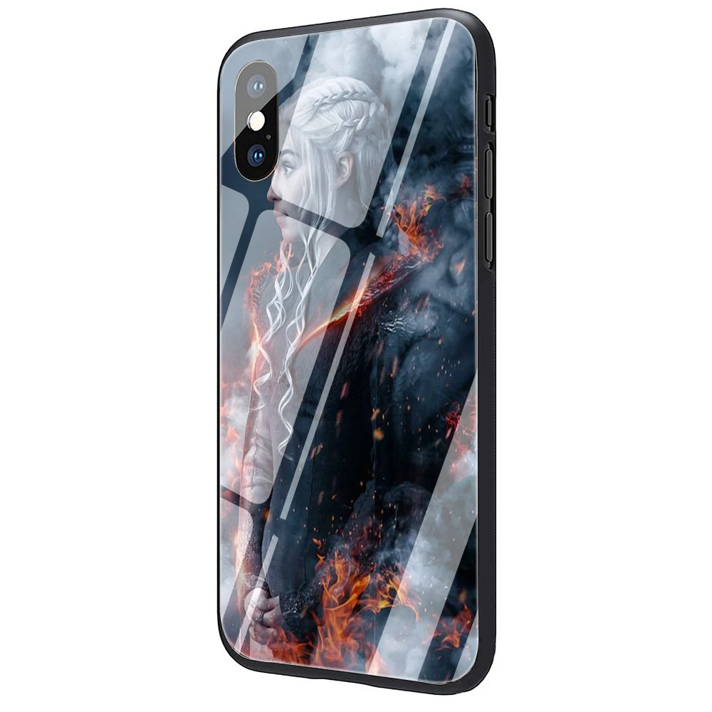 Чехол из закаленного стекла для iPhone 5 5S 6 6s Plus 7 8 Plus X XR XS 11 Pro Max - Цвет: G5