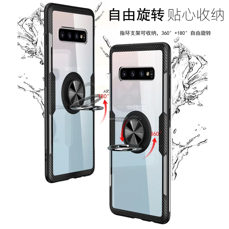 Чехол из закаленного стекла для Samsung Galaxy S9 S10 Note 9 10 Plus M10 M20 M30 чехол с магнитным