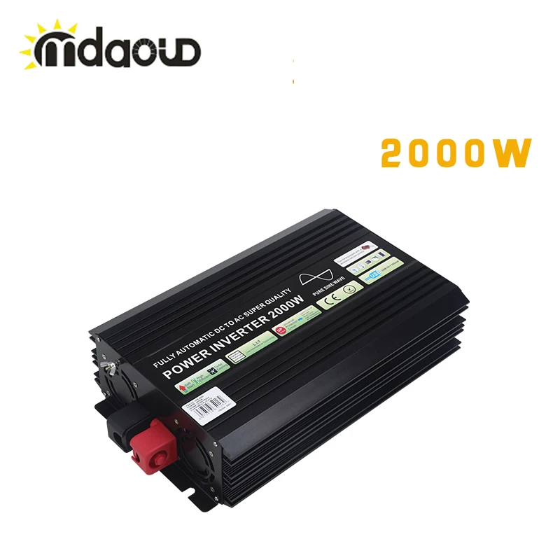 1500 Вт/2000 Вт Европейская солнечная система DC В AC Чистая синусоида USB выход