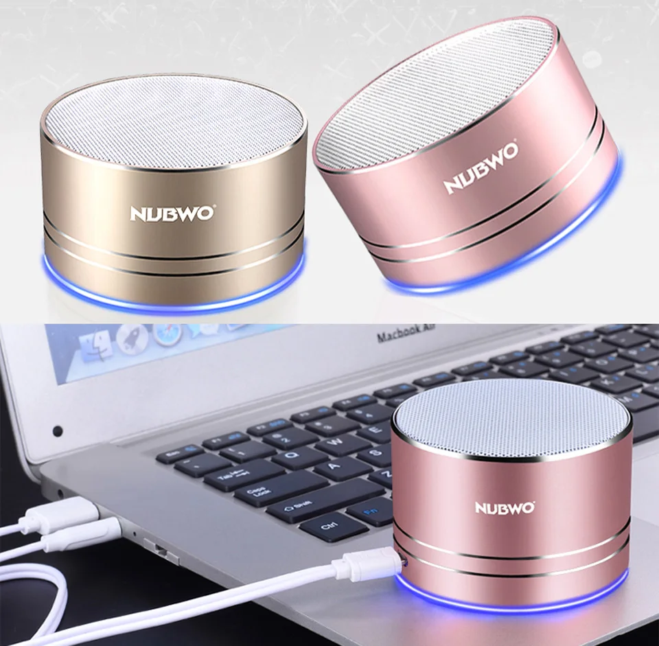 NUBWO портативный Bluetooth динамик с микрофоном/динамик телефона, AUX линии, карты памяти воспроизведения смартфонов для Apple/Android телефона