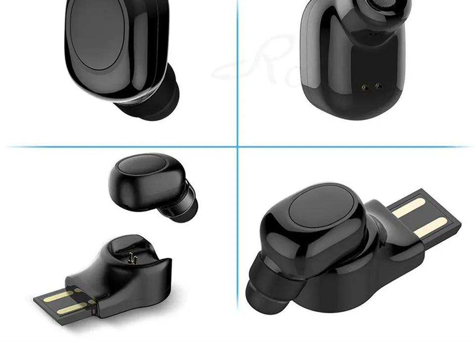 Roreta Мини Беспроводная bluetooth-гарнитура X11, автомобильные bluetooth-наушники, громкая связь, USB, Магнитная Зарядка, с микрофоном, Bluetooth, вкладыши