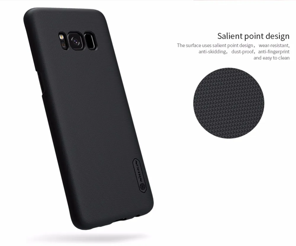 Чехол NILLKIN для Samsung Galaxy S8 суперматовый жесткий чехол-накладка plus + Covre |