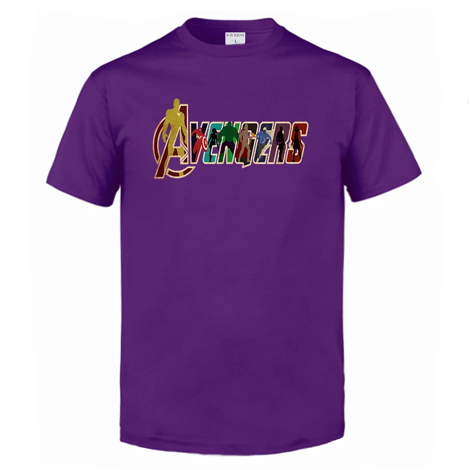 2019 новая футболка MARVEL Avengers Endgame для мужчин/женщин косплей Капитан Америка конец