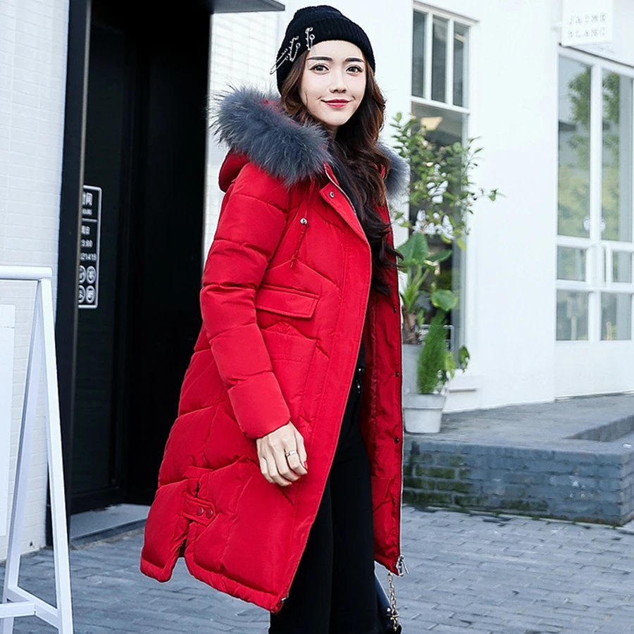 Куртка женская зимняя 2018 хлопка ватник с длинным рукавом зимнее пальто женское