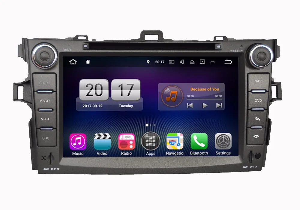 RoverOne для Toyota венчик Альтис Android 7 1 Авторадио автомобильный gps ГЛОНАСС медиа центр