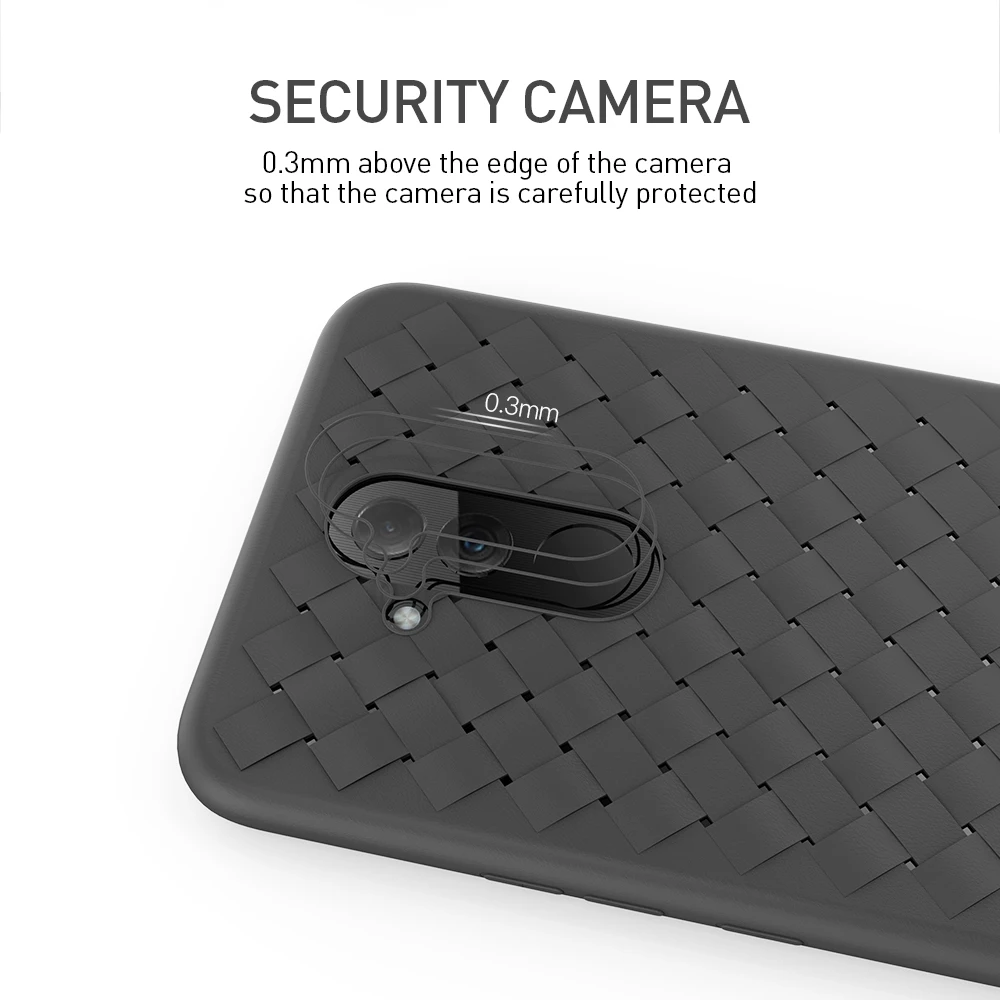 KEYSION супер мягкий чехол для телефона Huawei Mate 20 Lite роскошный сетчатый ткацкий