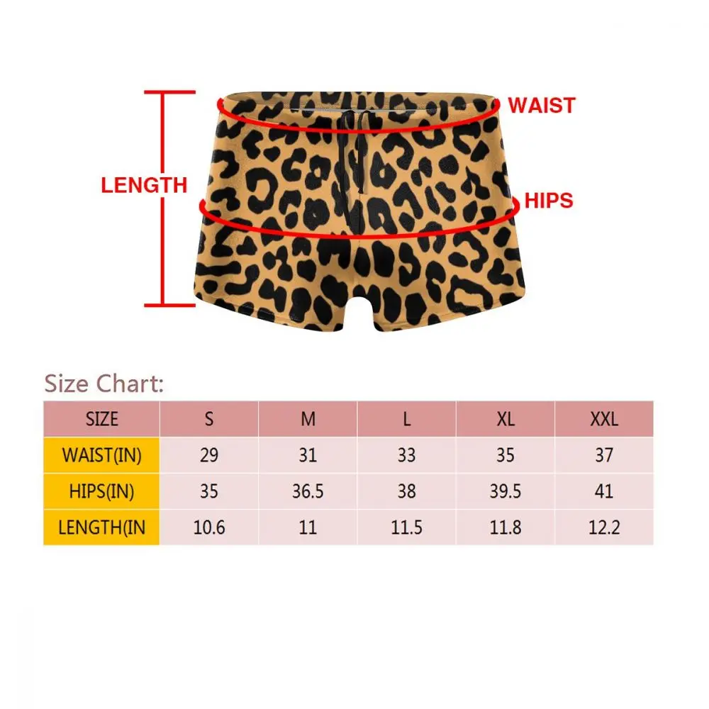 Мужские плавки с леопардовым принтом и 3D боксеры низкой талией 2019|Раздельный из