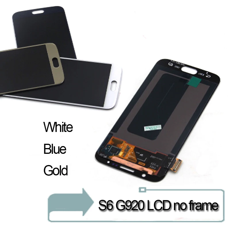 Для samsung Galaxy S6 lcd G920 SM G920F ЖК дисплей сенсорный экран дигитайзер в сборе для