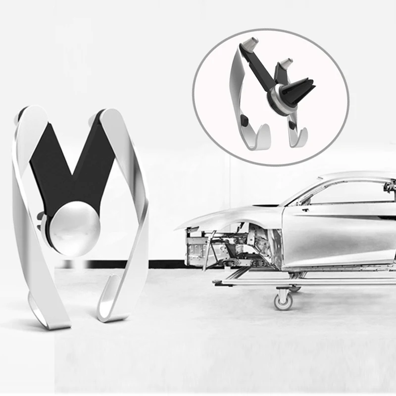 1 шт. Авто кондиционер Выход мобильный телефон подставка M type для Audi a4 b6 a3 Ford focus 2 3