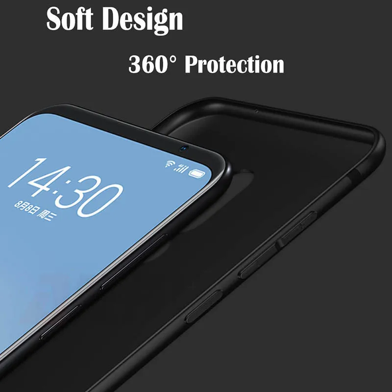 Силиконовый чехол для Meizu 16th ультратонкий защитный мягкий матовый 16 plus задние