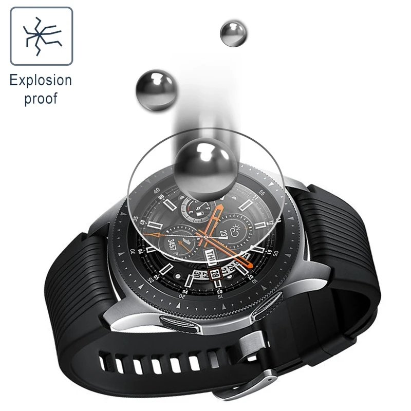 2.5D полное покрытие из закаленного стекла для Samsung Galaxy Watch Gear S2 S3 S4 42 мм 46 супер