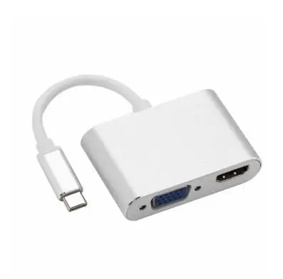 USBC to HDMI 4K 30 Hz VGA Adapter USB 3.1 Type C USB-C Video Converters Adaptor for New Macbook Pro/ Chromebook Pix | Компьютеры и
