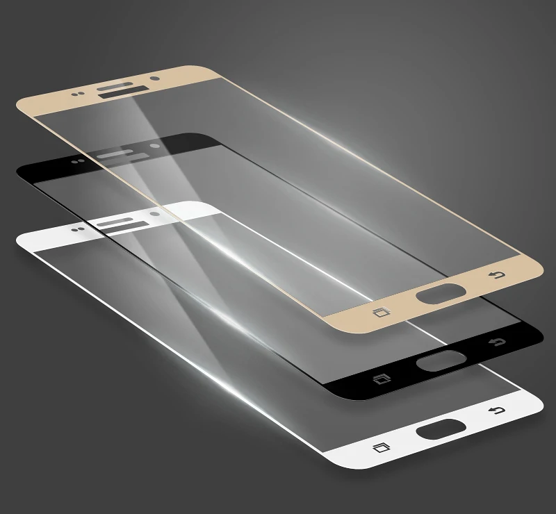 Закаленное стекло для Samsung Galaxy C9 Pro A9 A5 A3 A7 J3 J5 J7 2016 S7 ON5 ON7 2017 | Мобильные телефоны и