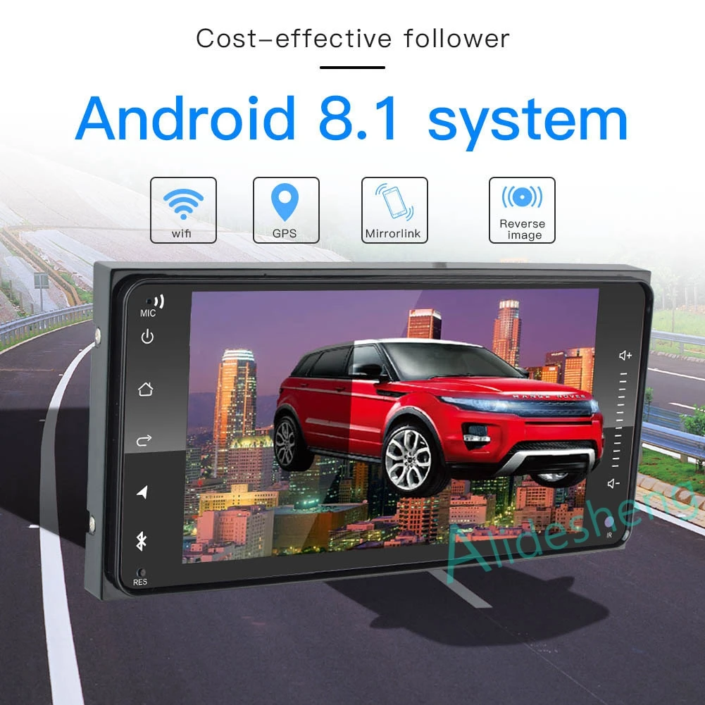 Android 8,1 2 din Автомобильный мультимедийный плеер Автомобильный Радио плеер стерео универсальный для toyata HIACE PREVIA COROLLA RAV4 VIOS CROWN CAMRY