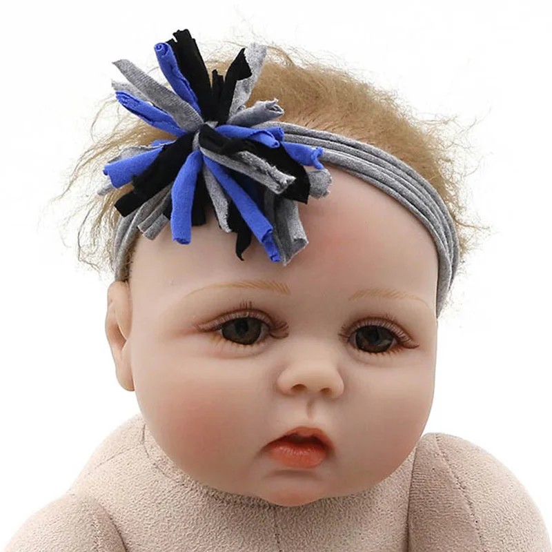 GZHilovingL Fashion Spring And Summer Satin Baby Girl Pom Elastic Headbands Cotton Tassel Flower Headband For Newborn | Детская одежда