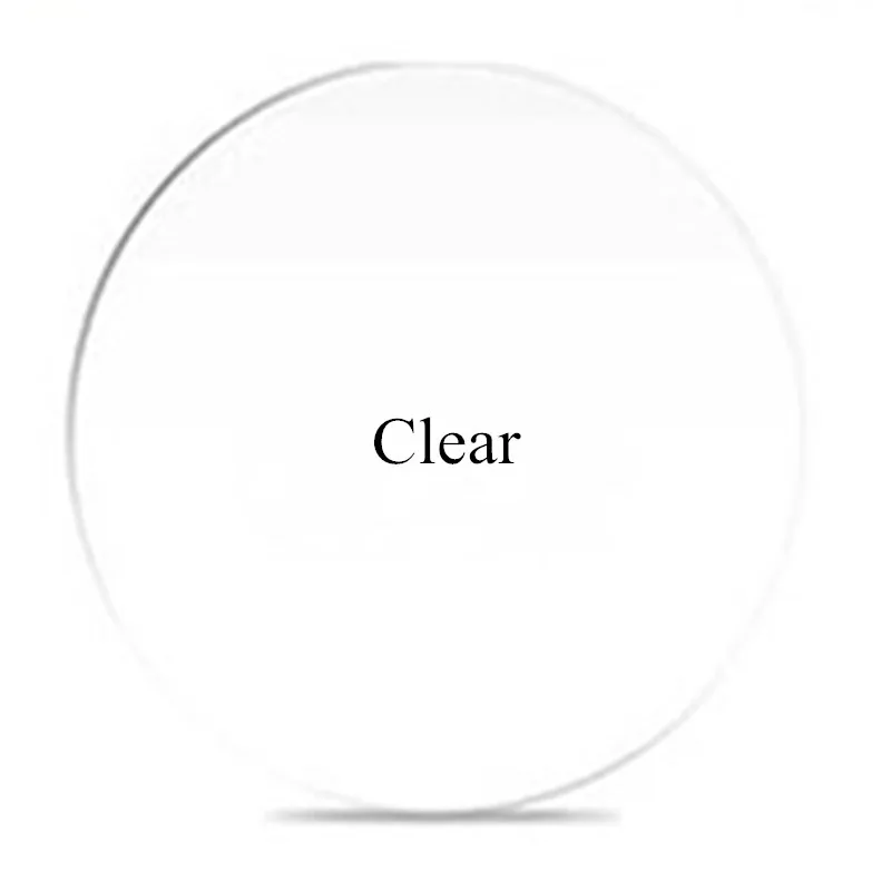 Clear Color Chashma бренд качество анти-отражение УФ 400 рецепт 1,67 индекс тонкий оттенок линзы фиолетовый розовый серый цветные линзы - Цвет линз: Clear Color