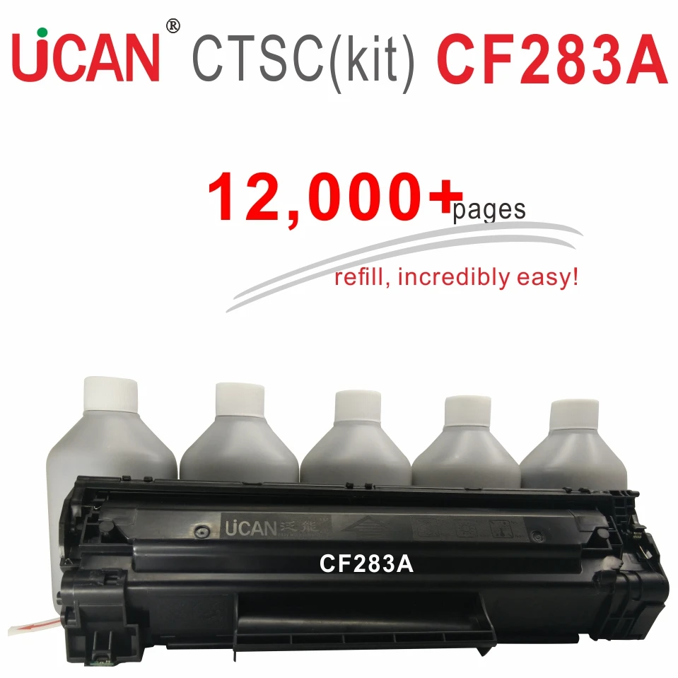 CF283A 83A Совместимые с тонером картриджи HP LaserJet мфу M125 M127 M128 M201 M202 M225 M226 Принтер UCAN CTSC