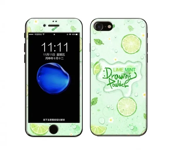 Защитный чехол для экрана для iPhone 8, 7, 6, 6S Plus, переднее закаленное стекло, мембрана и задняя часть из ТПУ, цветной рисунок, чехол - Цвет: pattern 19