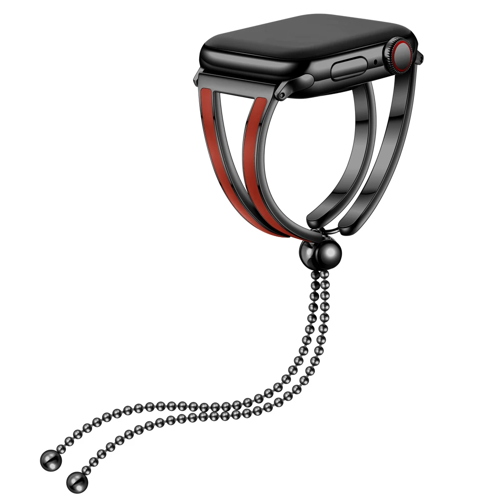 Ремешок для Apple watch band 42 мм 38 iWatch ювелирный браслет 44 40 из нержавеющей стали 4 3 2 1