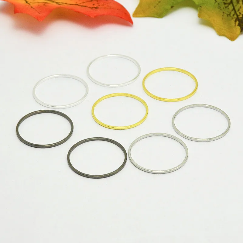 100 шт. 20 мм Металлические круглые соединители серьги/Подвески Аксессуары сделай