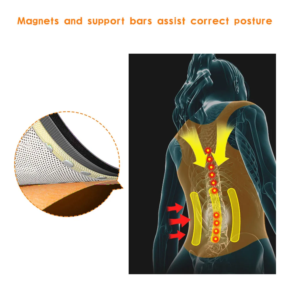 

Back Brace Posture Corrector Shoulder Support Trainer for Pain Relief Upper and Lower Back Lumbar Support for Men Women
