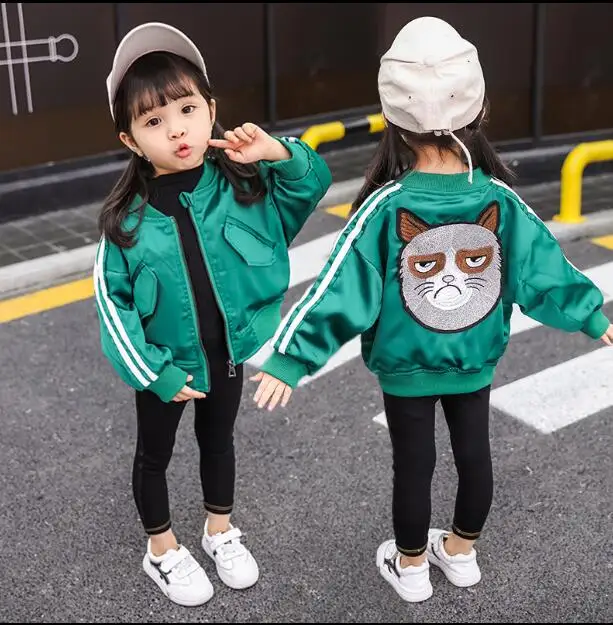 Coat spring and autumn boys girls jackets tide 2018 new baby casual baseball uniform bat sleeves Korean version | Детская одежда и