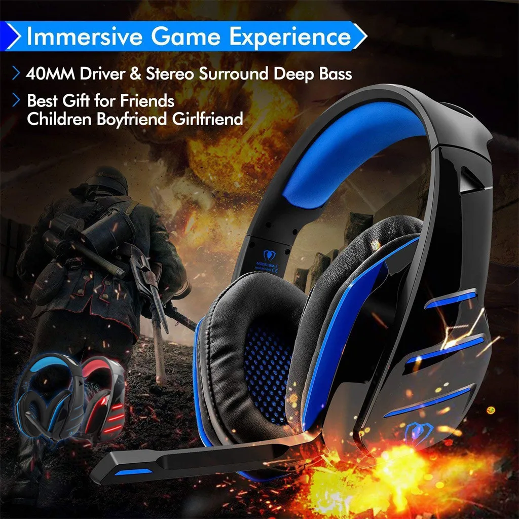 Beexcellent GM-3 проводной шокирующие бас Игровые наушники С микрофоном гарнитура дропшиппинг