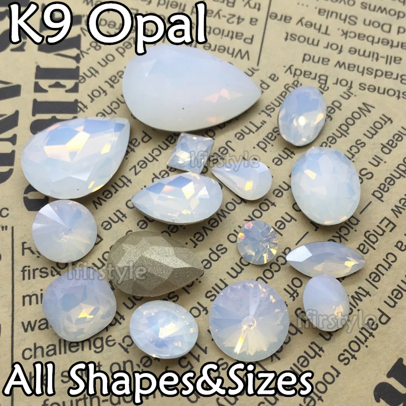 Высокое качество K9 стекло опал кристалл причудливый Камень Белоснежка Цвет