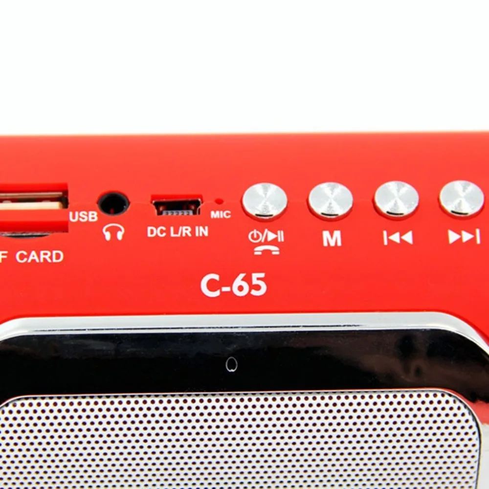 Высококачественный HIFI Портативный беспроводной Bluetooth динамик C 65 стереозвуковая
