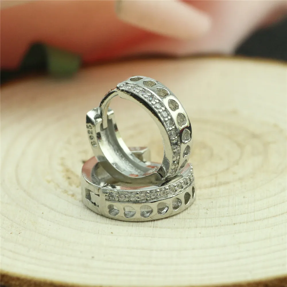 2017 Винтажные Украшения подшипники из искусственного серебра с цирконом