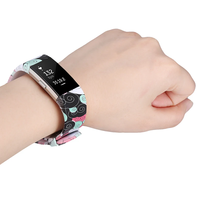 Модные мягкие наручные часы для Fitbit Charge 2 Фитнес браслет здоровья умный ремешок Fit