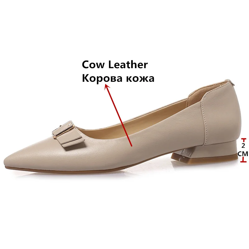 Женские туфли на высоком каблуке FEDONAS классические лодочки из натуральной кожи с