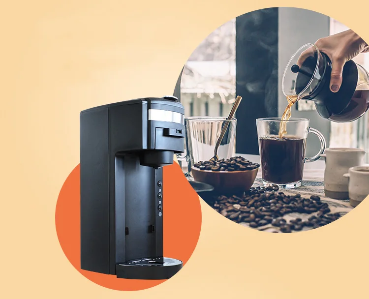 DMWD Мини электрическая K-cup Капсульная Кофеварка капельная американская Кофеварка фильтр кафе порошок Эспрессо чайник бойлер ЕС