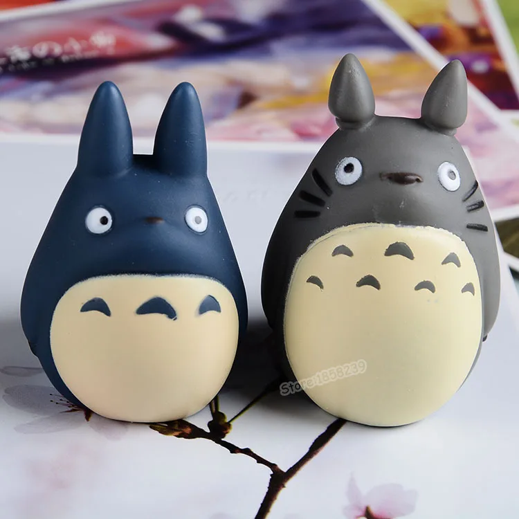 Studio Ghibli Миядзаки Хаяо ТОТОРО Фигурку Детские Игрушки Японского Аниме ПВХ Мини-Набор Палец Куклы Игрушки Figuras Детей куклы