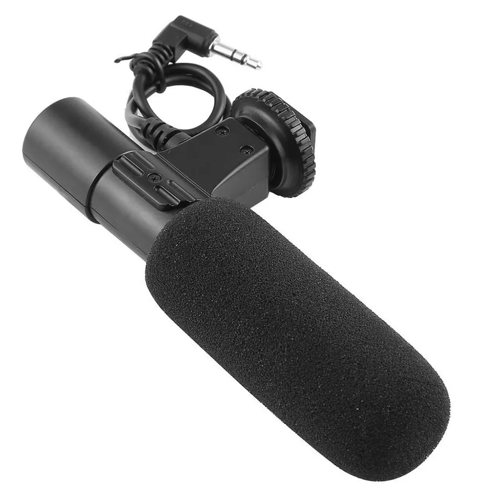 Новый MIC-01 конденсаторный микрофон профессиональный SLR камера DV стерео