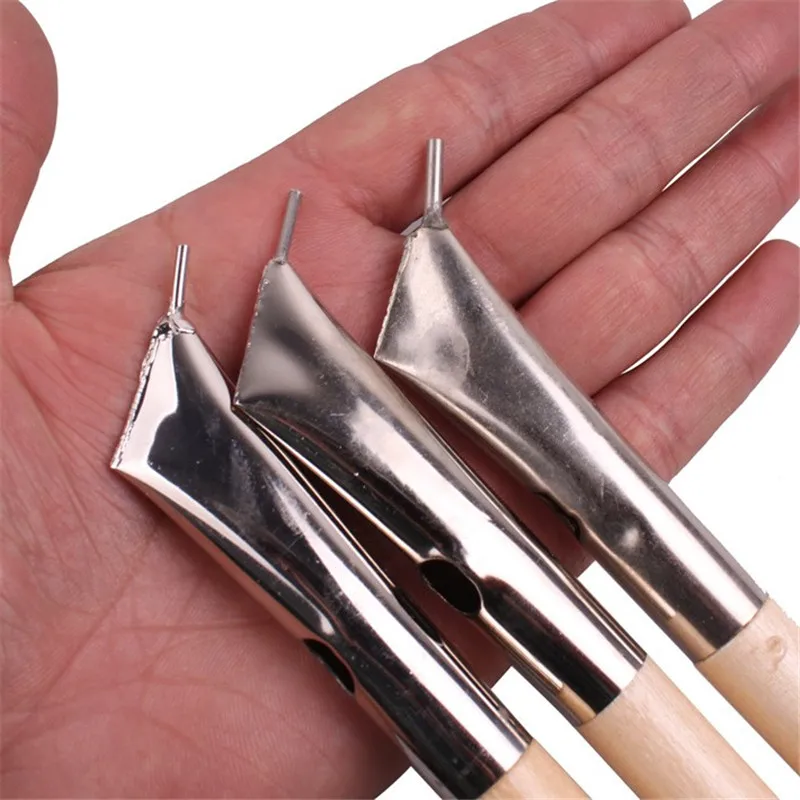 3 шт. батик ручка Воск для печати инструмент Скульптура Ножи керамика крафт глина