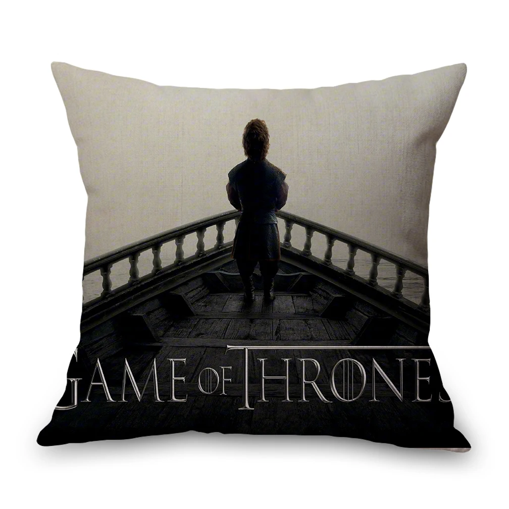 Винтажная наволочка для тела в стиле Игры престолов льняная путешествий дивана