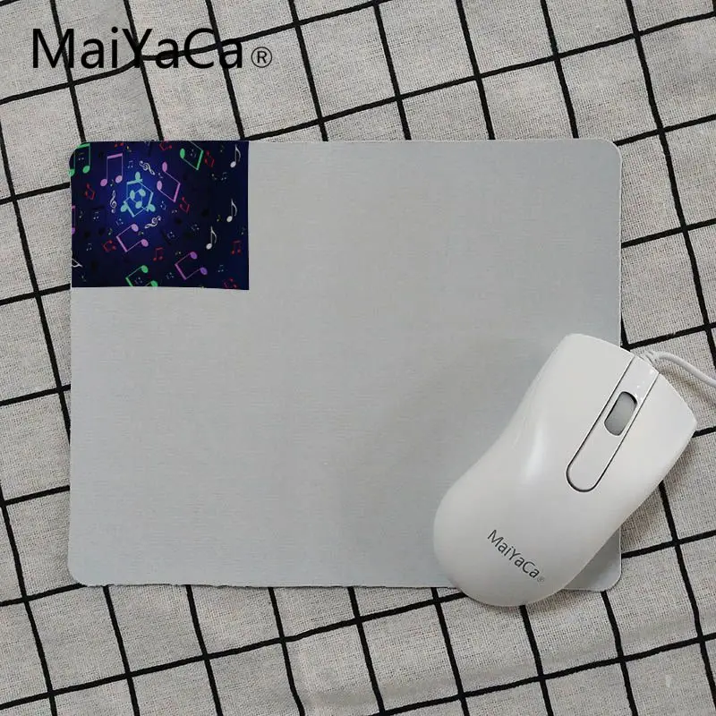 MaiYaCa пользовательский кожаный крутой музыкальный нот маленький Коврик Для Мыши
